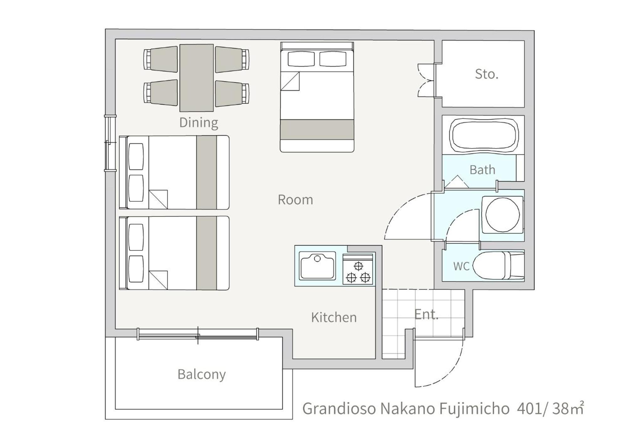 Green House Nakano Fujimicho - Vacation Stay 65992V Tokio Buitenkant foto